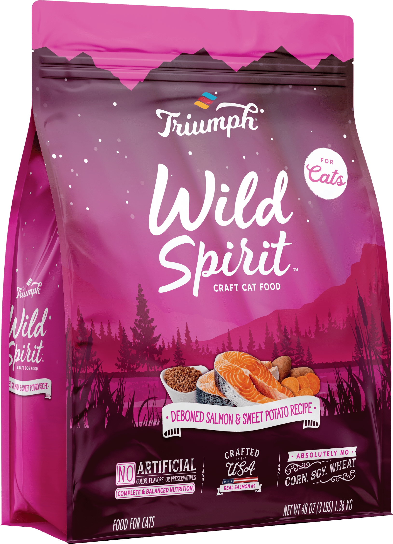 Triumph Wild Spirit Salmon & Sweet Potato Recipe